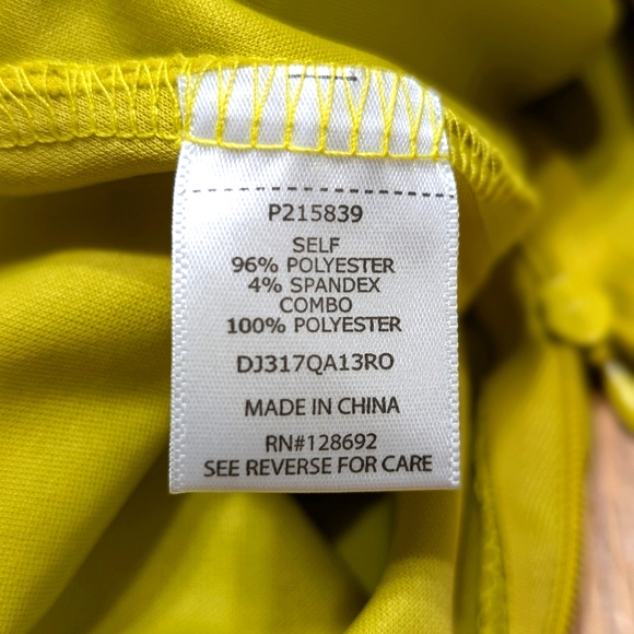 Almost Famous NWT Medium Chartreuse Faux Wrap Tank Top Romper w Sequin Fringe - Picture 4 of 13